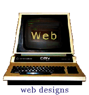 Website design computer image